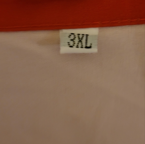 Men's Faux Vintage Bowling Button Up Shirt Dark Red - Picture 6 of 6